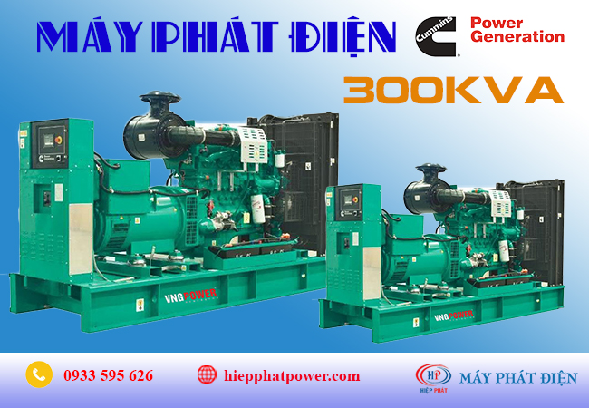 Máy phát điện Cummins 300kva