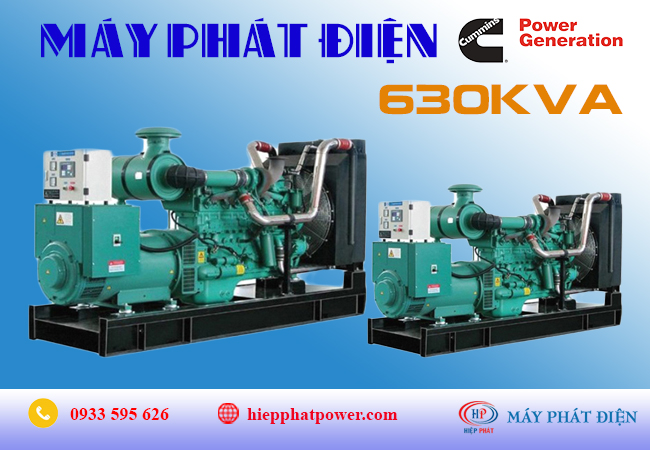Máy phát điện Cummins 630Kva