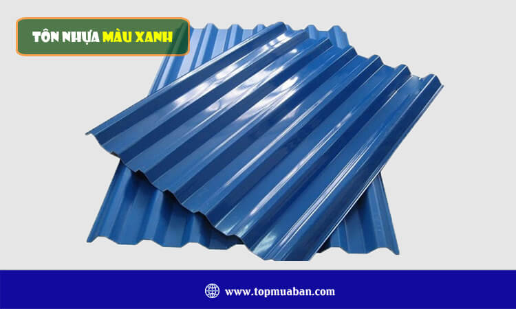 Tôn nhựa màu xanh
