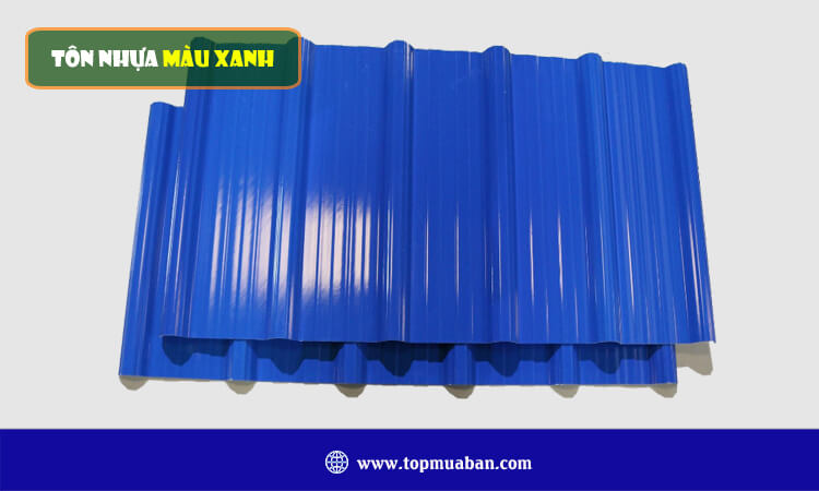 Tôn nhựa màu xanh